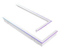 ASUS TUF GAMING GT502 HORIZON ARGB LIGHTING KIT White - 1551875 - zdjęcie 1